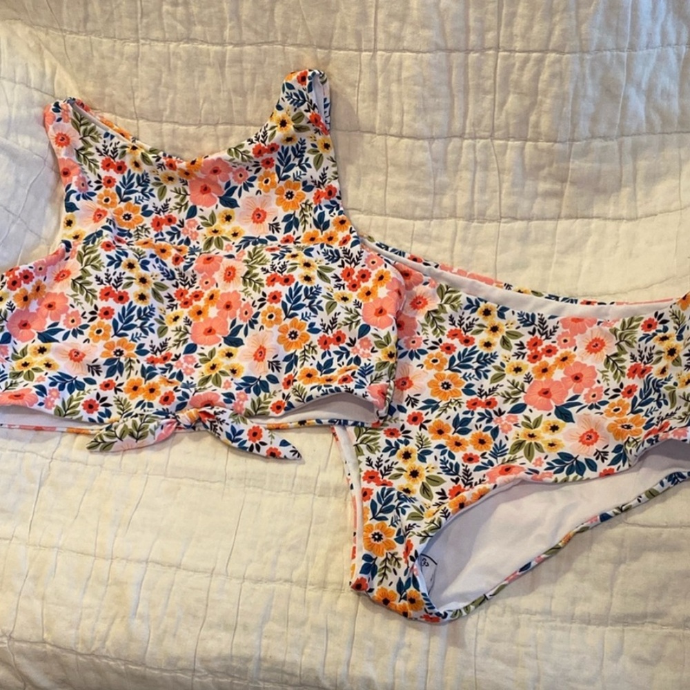 Floral Print Bikini Set
